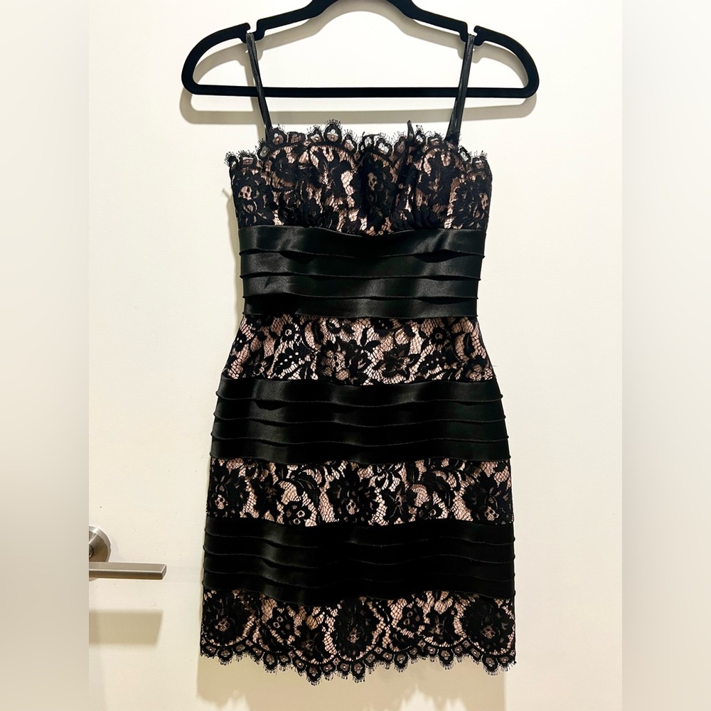 BCBG lace cocktail dress. Perfect condition. Only worn once!